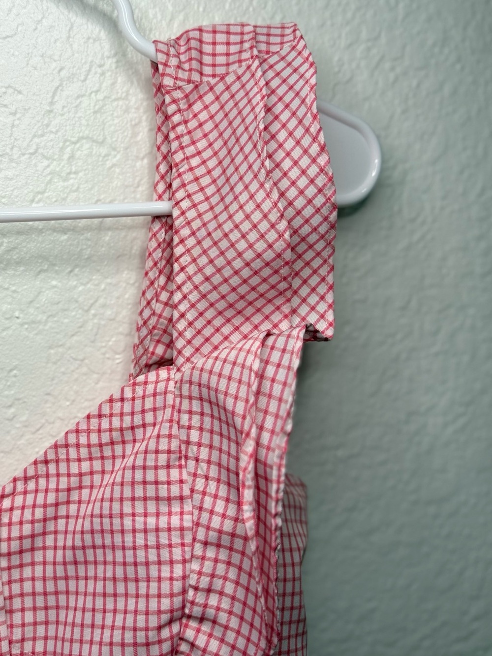 Gianni Bini Pink Gingham Mini Dress - Picture 6 of 6